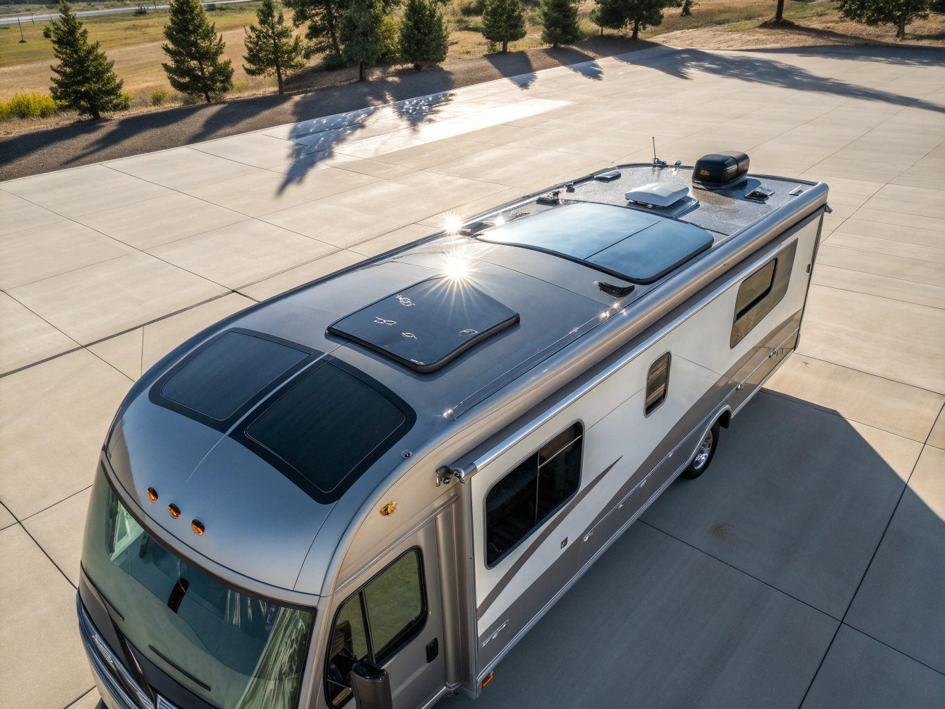 Autocaravana moderna com acabamentos premium